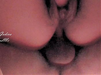 With his big hard cock in my ass he makes me enjoy and scream like a slut! Amateur - Doggystyle - POV - Anal - Open ass