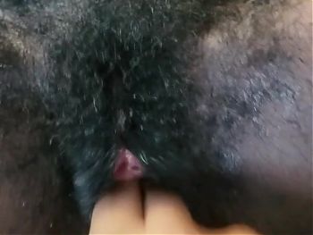 Hairy African pussy